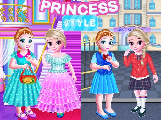 Little Girls School Vs Princessstyle