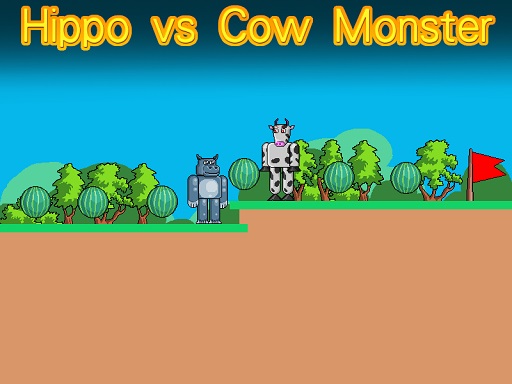 Hippo Vs Cow Monster