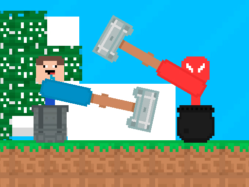 Stickman Vs Noob Hammer