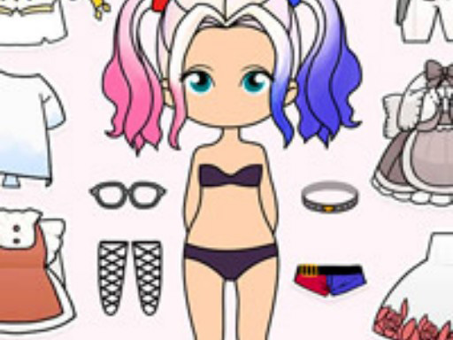 Paint Doll Dress Up: Makeup Game