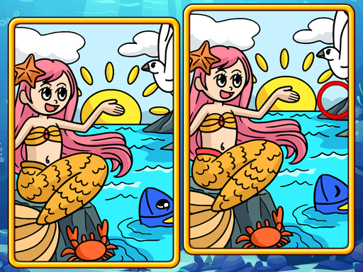 Mermaids: Spot The Differences