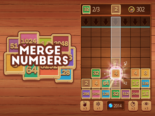 Merge Numbers : Wooden Edition