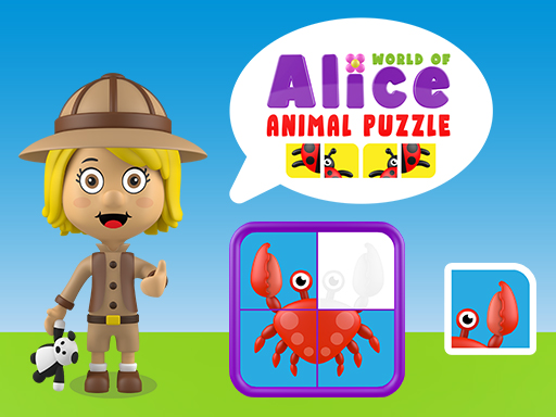 World Of Alice   Animals Puzzle