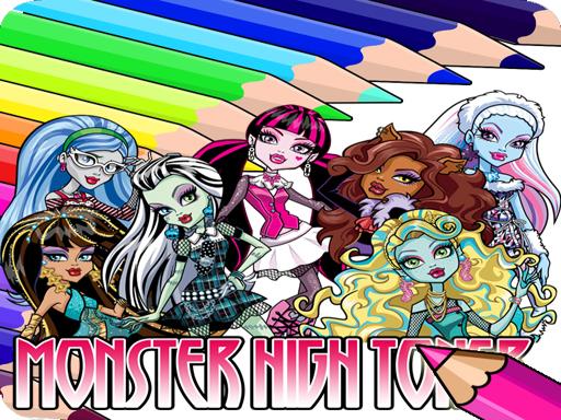 Coloring Book For Monster High