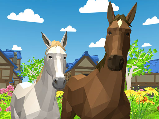 Horse Family Animal Simulator 3d